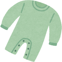 赤ちゃんの服のイラスト