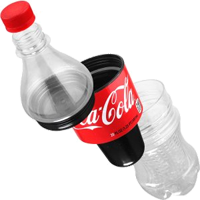 コカ・コーラのペットボトル型の隠し金庫のイラスト